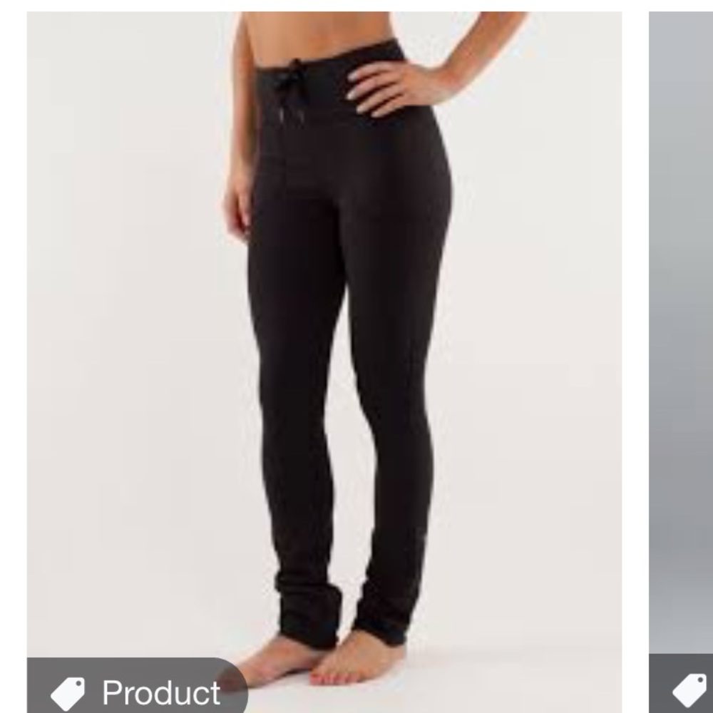 Lululemon black Skinny Will pant/ leggings—Sz 6